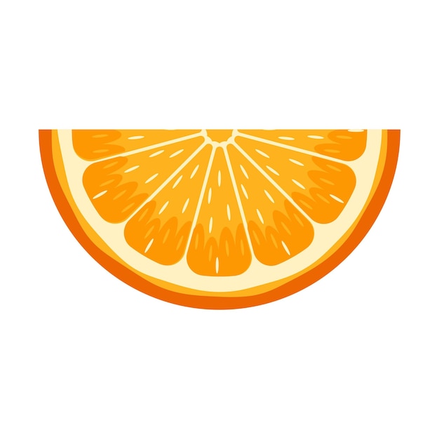 Ilustración de la fruta de la naranja