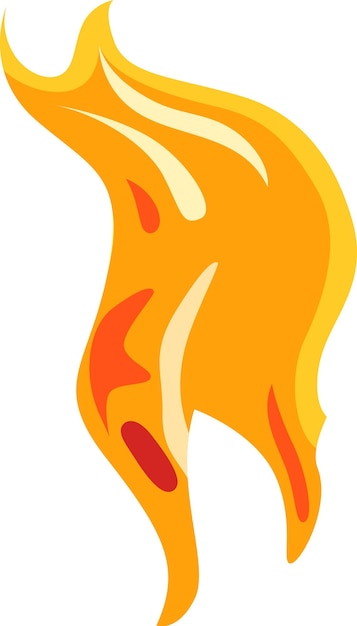 Ilustración de fuego ardiente