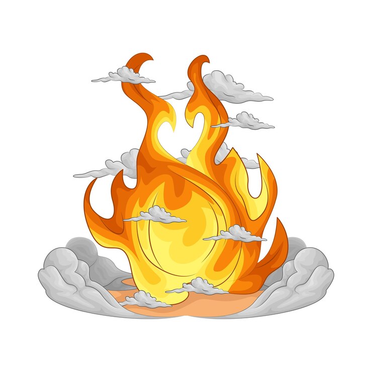 Vector ilustración de fuego
