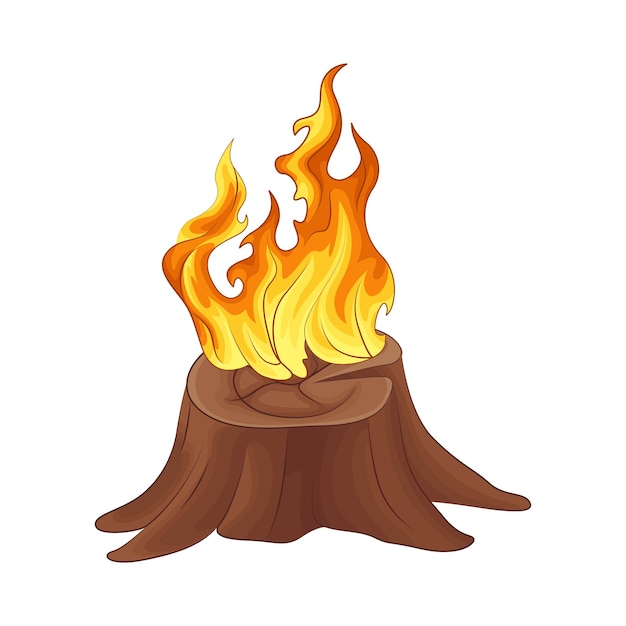 Ilustración del fuego