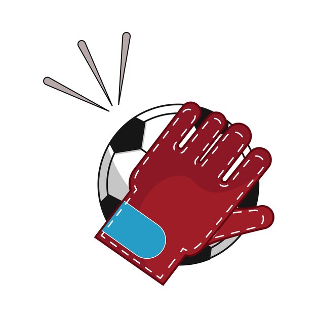 Vector ilustración de fútbol