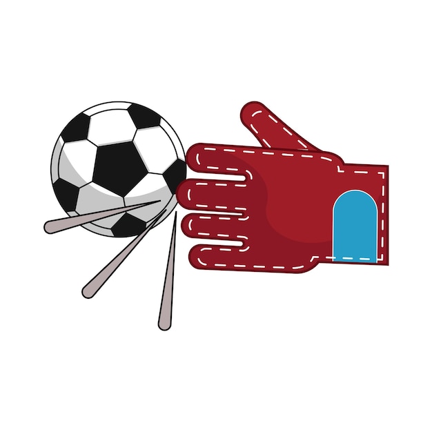 Vector ilustración de fútbol