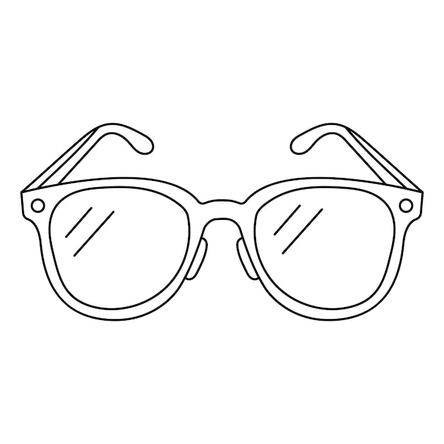 Ilustración de las gafas