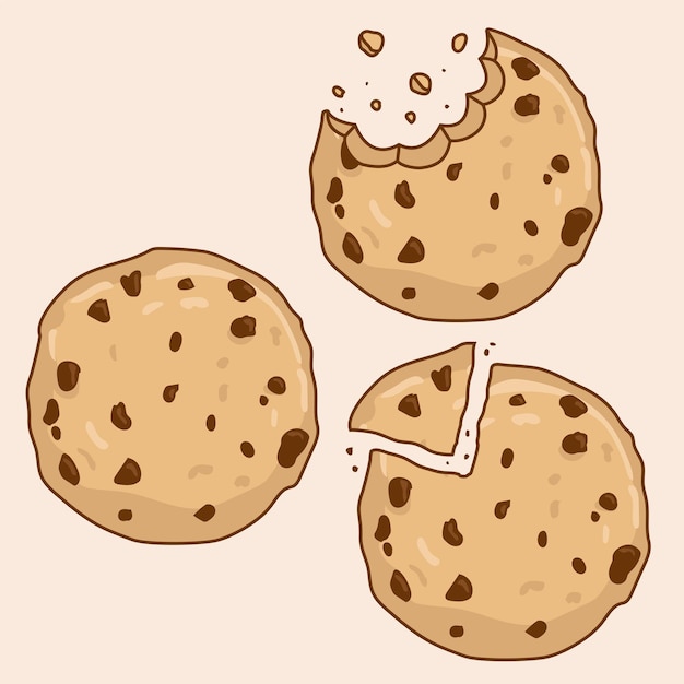 Vector ilustración de galletas