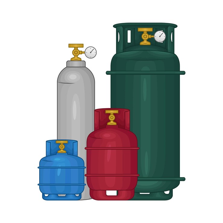 Vector ilustración de gas