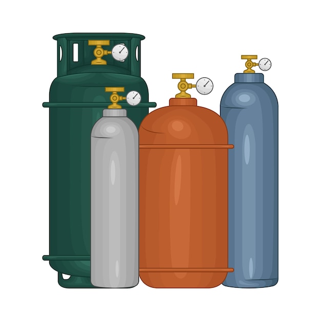 Vector ilustración de gas