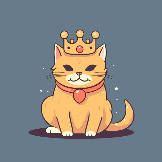 Vector ilustración de gato dibujada a mano