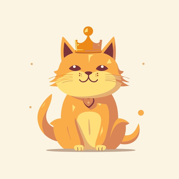 Vector ilustración de gato dibujada a mano