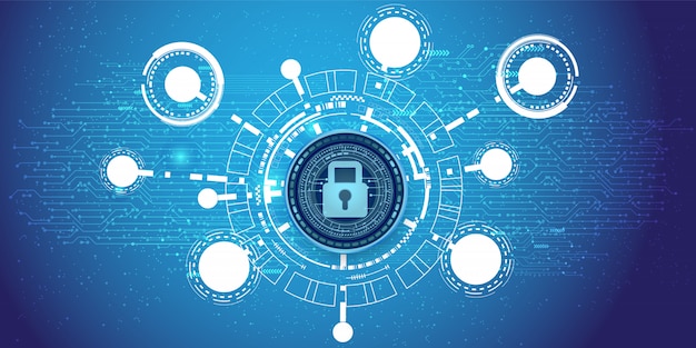 Ilustración general del concepto de regulación de protección de datos (GDPR)