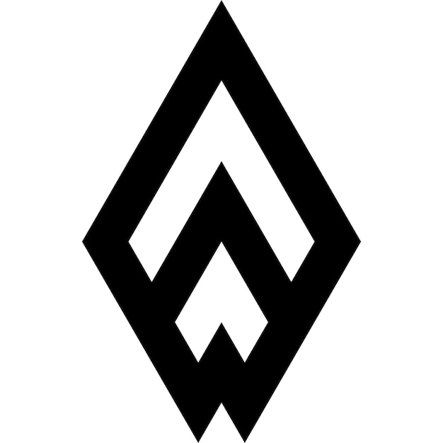 Ilustración geométrica para decorar el logotipo