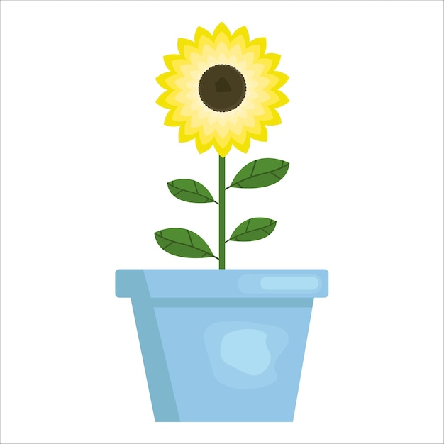 Vector ilustración del girasol