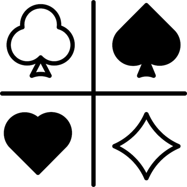 Ilustración de glifo de juego y vector de línea