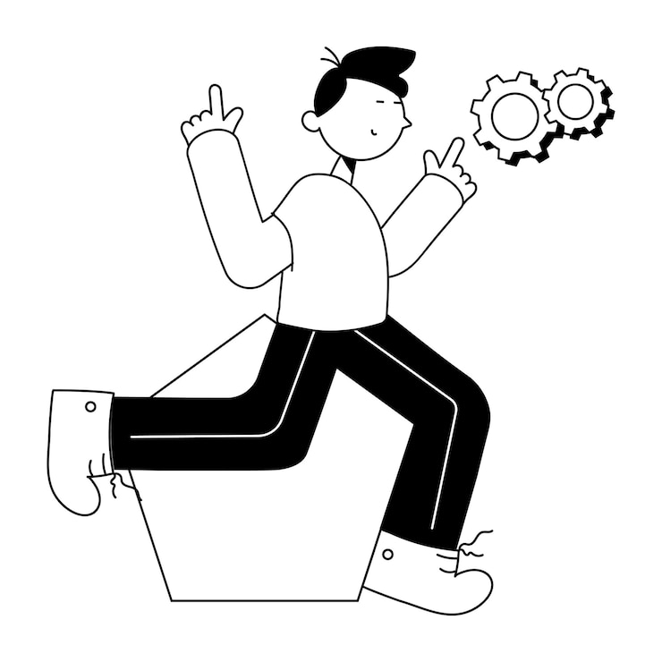 Vector ilustración de glifo de moda de preferencia personal