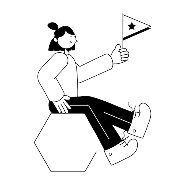 Ilustración de glifo personalizable de la misión personal