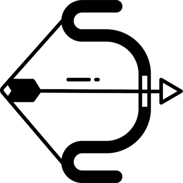 Ilustración de glifo y vector de líneas de la serie alfabética A