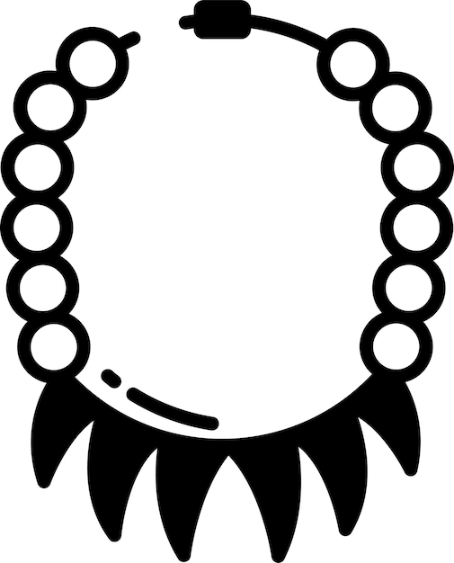 Ilustración de glifos de joyería y vectores de líneas