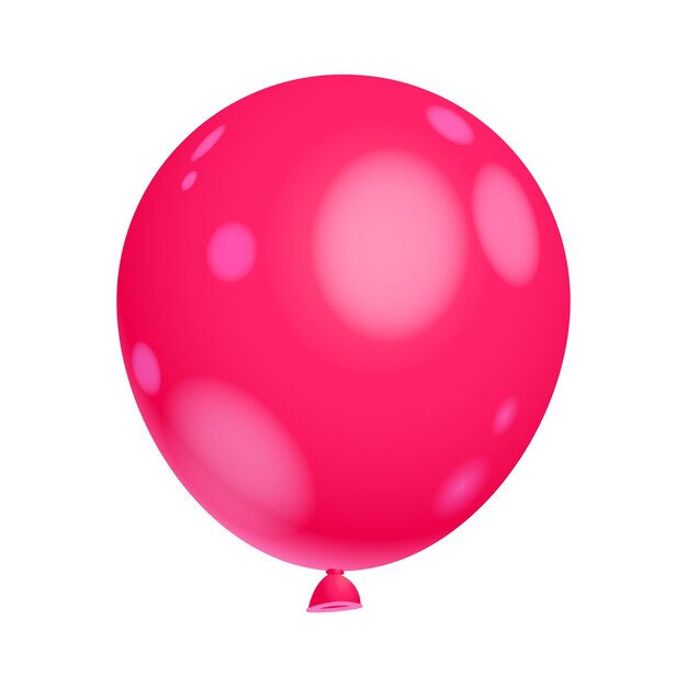 Ilustración de globo en un fondo aislado