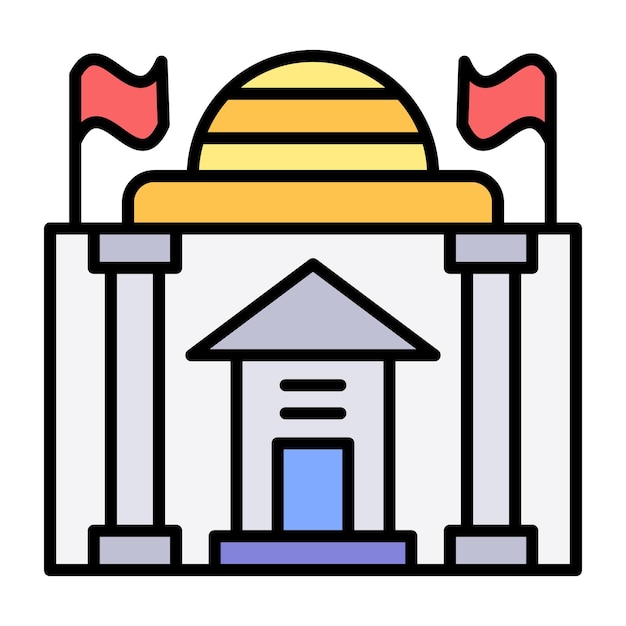 Ilustración del gobierno plano