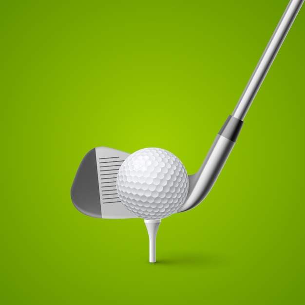 Vector ilustración de golf