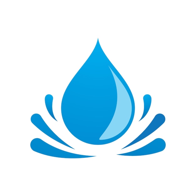 Ilustración de una gota de agua