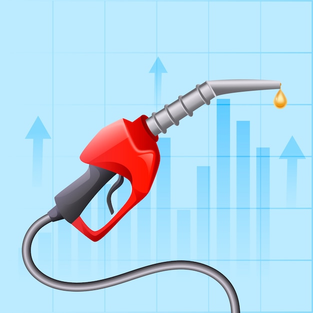 Ilustración del gradiente del combustible