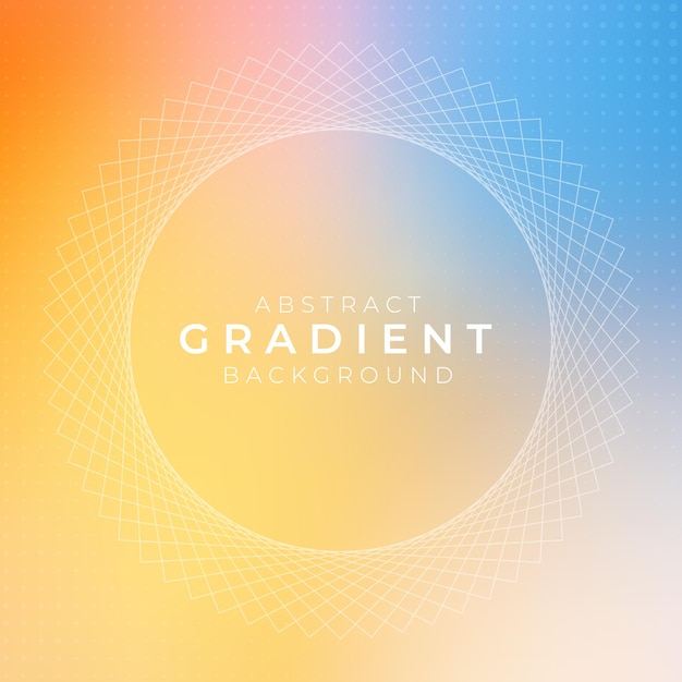 Ilustración de gradientes de fondo suave de colores pastel