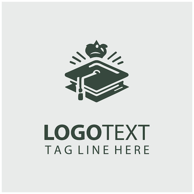 Ilustración de las graduaciones del logotipo de la tapa