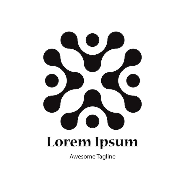 Ilustración gráfica abstracta de la letra X del logotipo en estilo moderno