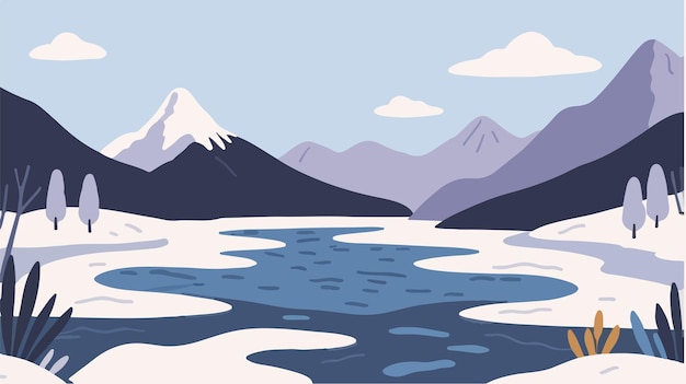 Ilustración gráfica del diseño del río