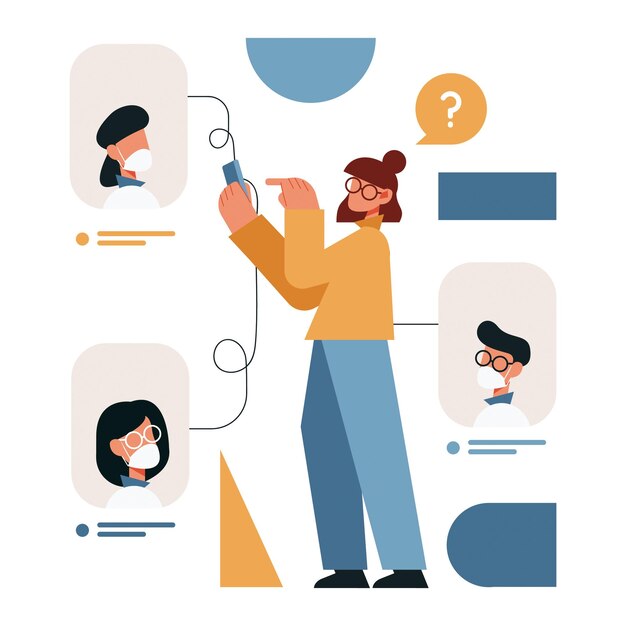 Ilustración gráfica médica