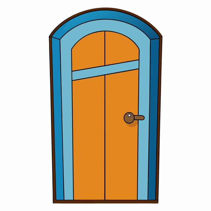 Ilustración gráfica de la puerta