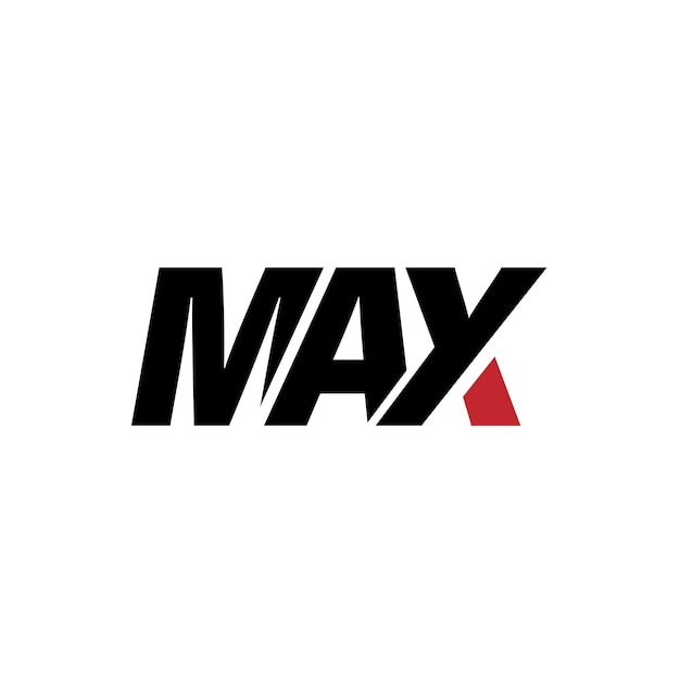 Ilustración gráfica de vector de logotipo máximo