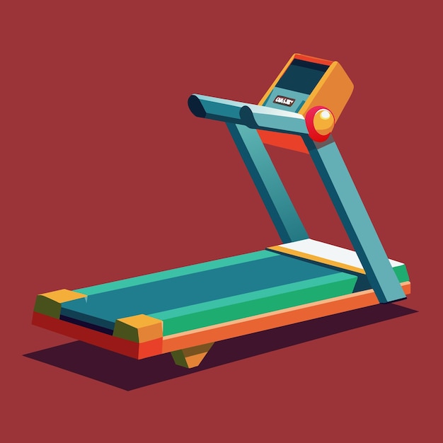 Ilustración gráfica vectorial de cinta de correr formato de archivo fuente EPS diseño de icono de escala sin pérdidas