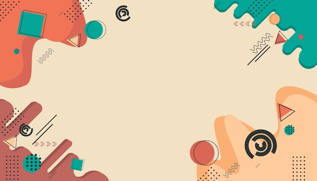 Ilustración gráfica vectorial del fondo geométrica abstracta perfecta para el fondo de fondo web