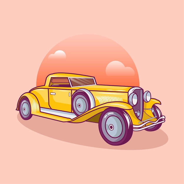 Ilustración gráfica vectorial de J Murphy 1931 con estilo lindo