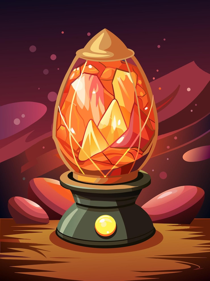 Vector ilustración gráfica vectorial de la lámpara de sal del himalaya formato de archivo de fuente eps diseño de íconos de escala sin pérdidas