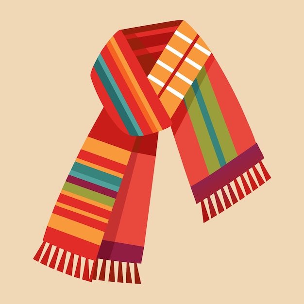 Ilustración gráfica vectorial de pañuelo de lana peruana formato de archivo de fuente EPS diseño de icono de escala sin pérdidas