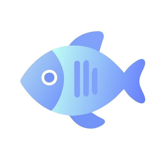 Ilustración gráfica vectorial de peces de aguas profundas formato de archivo fuente EPS diseño de icono de escala sin pérdidas