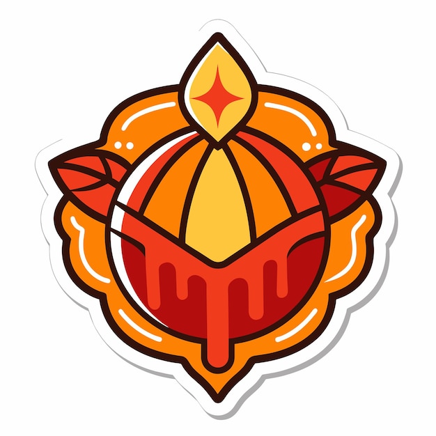 Ilustración gráfica vectorial de pegatinas formato de archivo fuente EPS diseño de icono de escala sin pérdidas