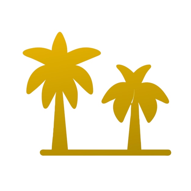 Ilustración gráfica vectorial de la selva tropical Formato de archivo de fuente EPS Diseño de íconos de escala sin pérdidas