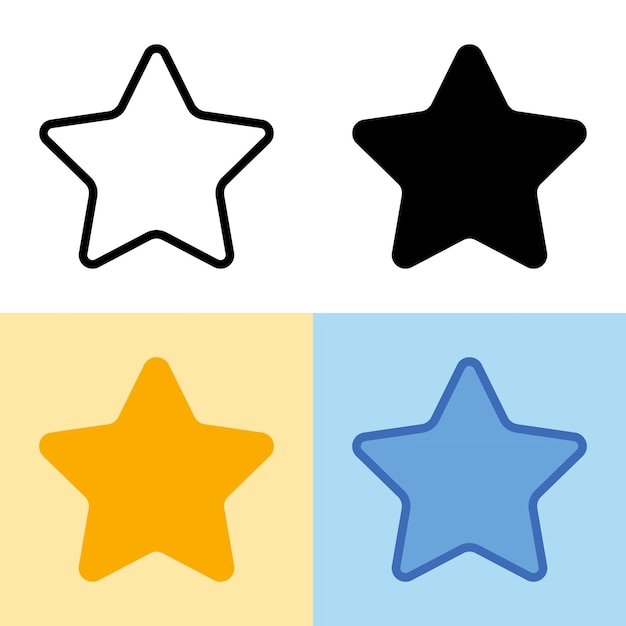 Ilustración gráfica vectorial de Star Icon Perfect para la interfaz de usuario nueva aplicación, etc.