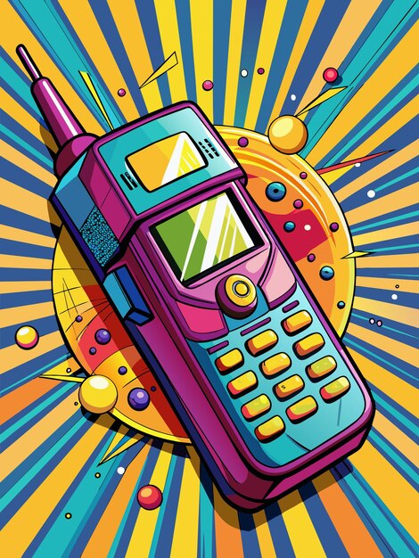 Vector ilustración gráfica vectorial de teléfono celular formato de archivo fuente eps diseño de icono de escala sin pérdidas