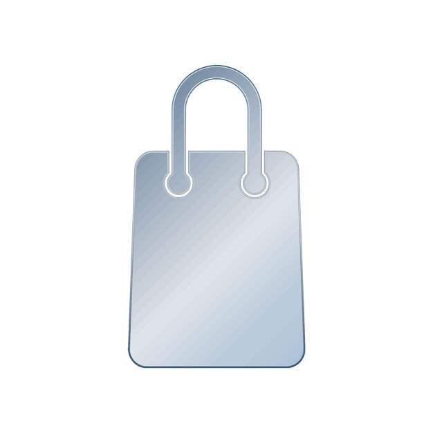 Ilustración Gráfico vectorial del icono de la bolsa de compras