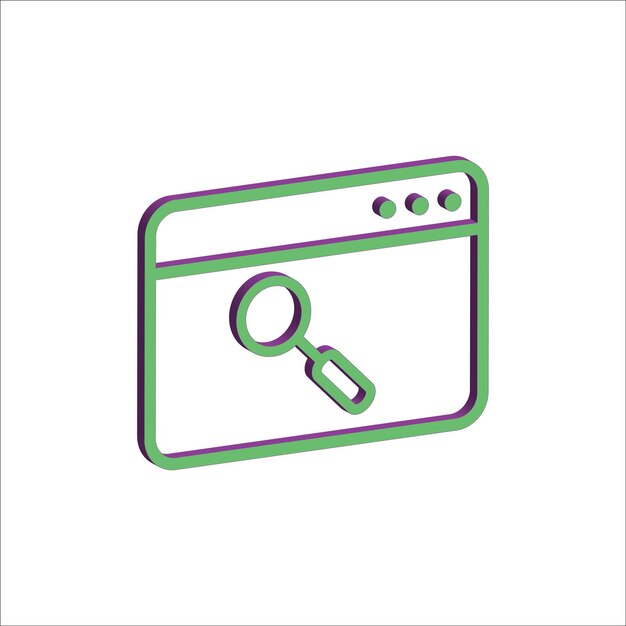 Ilustración Gráfico vectorial de la plantilla del icono de la aplicación