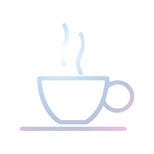 Ilustración Gráfico vectorial de plantilla de icono de café