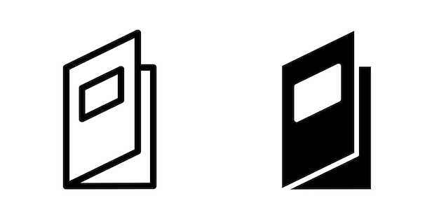 Ilustración Gráfico vectorial de plantilla de icono de libro