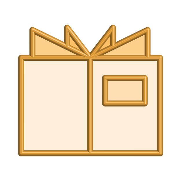 Ilustración Gráfico vectorial de plantilla de icono de libro