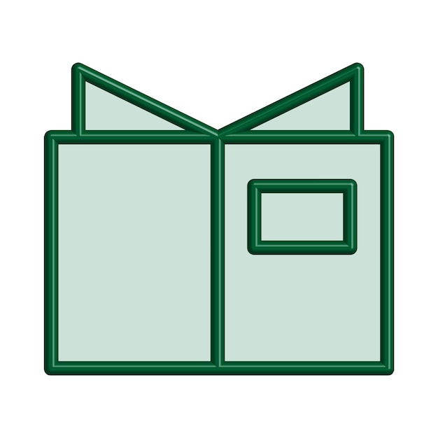 Ilustración Gráfico vectorial de plantilla de icono de libro