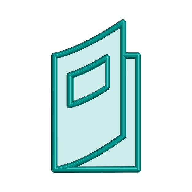 Ilustración Gráfico vectorial de plantilla de icono de libro