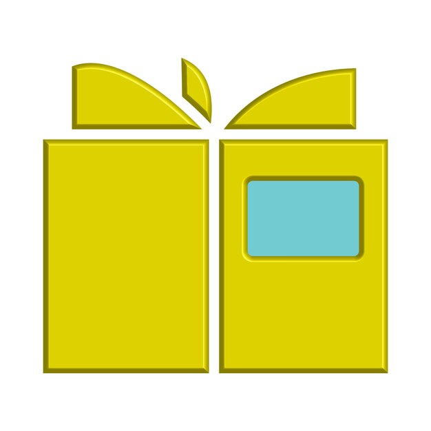 Ilustración Gráfico vectorial de plantilla de icono de libro